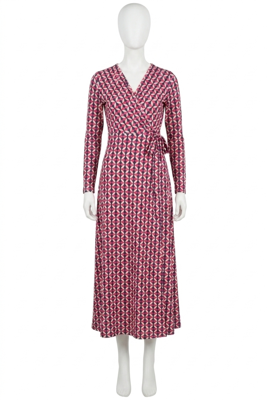 NEW VILAGALLO amelia dress in hot pink